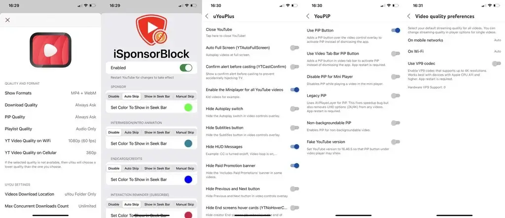 uYouPlus iOS 2025 Best Free YouTube Premium